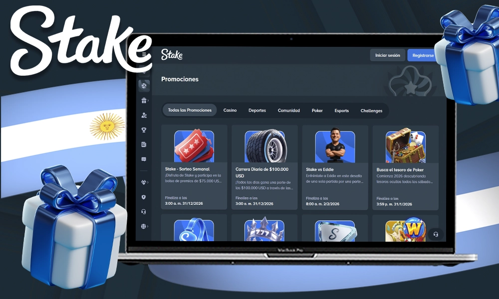 Bonos y Promociones en Stake